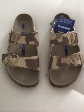 Birkenstock Kids Arizona Sandal - Desert Camo Tan & Brown